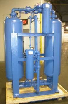 700 SCFM Heaterless Dryer with Filters Mounted